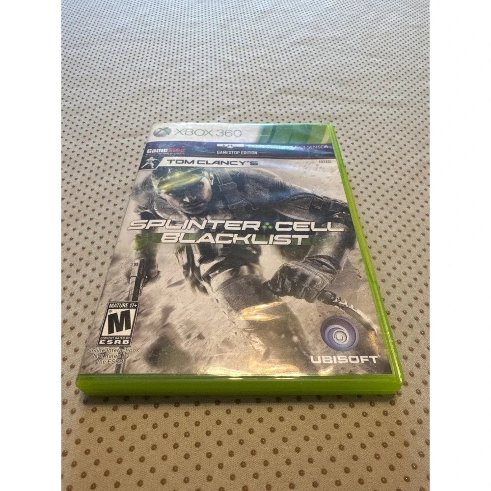 Tom Clancy's Splinter Cell Blacklist GameStop Edition Xbox 360 Ubisoft 2013